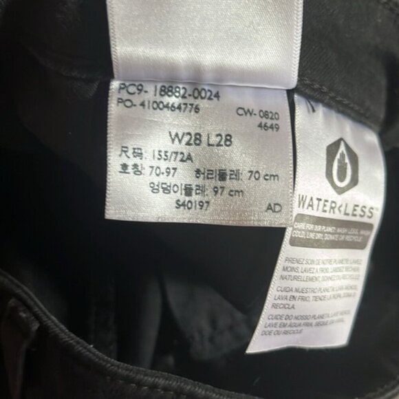 Levi’s 721 High Rise Skinny Jeans Soft Black 28 - Picture 14 of 15